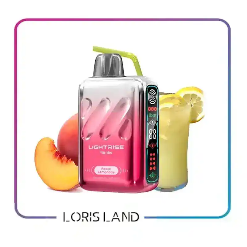 پاد یکبار مصرف هلو لیموناد لایت رایز 18 هزار پاف